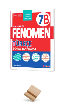 Fenomen 7. Sınıf Maarif 7B Serisi Türkçe Soru Bankası + Telefon Standı
