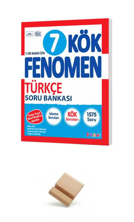 Fenomen 7. Sınıf Maarif Kök Türkçe Soru Bankası + Telefon Standı