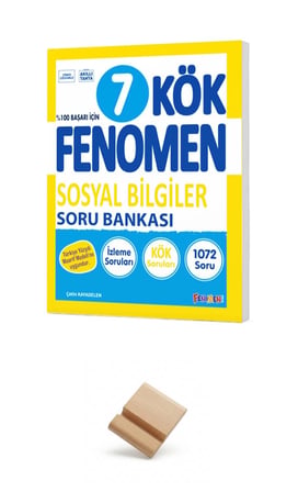 Fenomen 7. Sınıf Maarif Kök Sosyal Bilgiler Soru Bankası + Telefon Standı