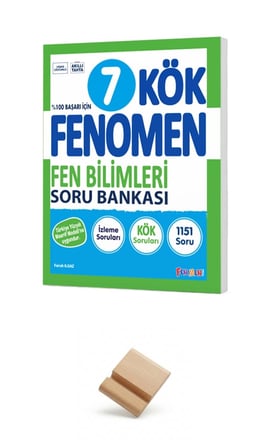 Fenomen 7. Sınıf Maarif Kök Fen Bilimleri Soru Bankası + Telefon Standı