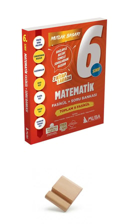 Mutlak Başarı 6. Sınıf Maarif Matematik Fasikül Soru Bankası + Telefon Standı