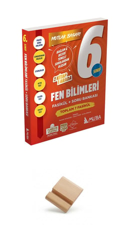 Mutlak Başarı 6. Sınıf Maarif Fen Bilimleri Fasikül Soru Bankası + Telefon Standı