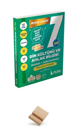 Mutlak Başarı 7. Sınıf Maarif Din Kültürü ve Ahlak Bilgisi Fasikül Soru Bankası + Telefon Standı