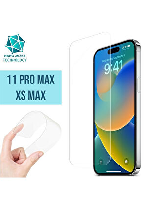Iphone 11pro Max / Xs Max Ekran Koruyucu Nano Cam Şeffaf Ekran Koruyucu