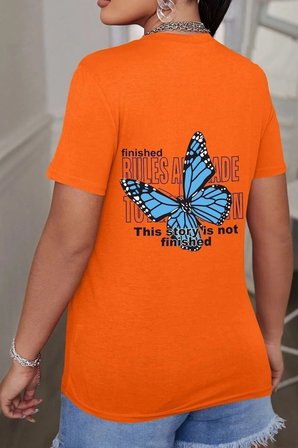 Sırt Baskılı Tasarım Tshirt