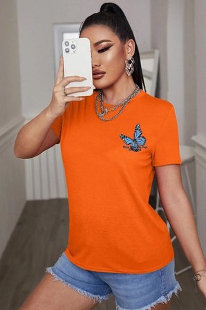 Sırt Baskılı Tasarım Tshirt