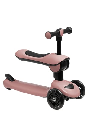 Casual 3 Tekerlekli Işıklı Katlanabilir Oturaklı Scooter