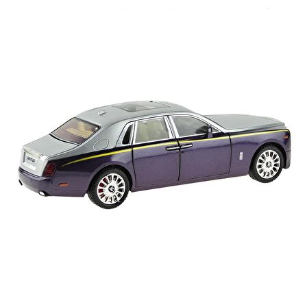 1:20 Ölçek Die-cast model Süper lüx Araba Metal Işıklı 26Cm Mor