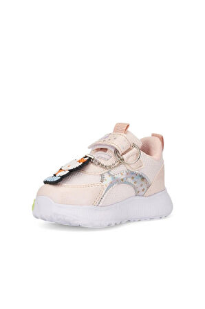 Günlük Kız Çocuk Spor Ayakkabı Hello Kitty Simli Süs Detay Işıklı Taban Lastik Bağcık Sneaker 120