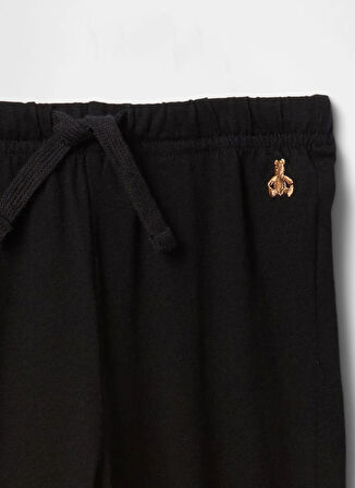 Gap Lastikli Paça Siyah Erkek Çocuk Eşofman Altı 740876003