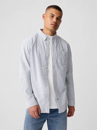 GAP V-LS STANDARD OXFORD ERKEK ÇOK RENKLİ GÖMLEK 629035009