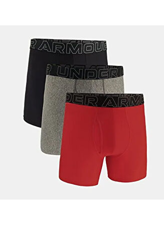 UNDER ARMOUR UA PERFORMANCE TECH - SOLID 6 IN 3PK ERKEK BOXER 1383878-600