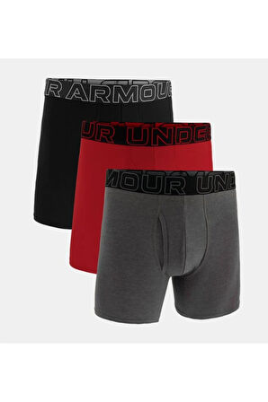 Erkek UA Performance Cotton 6" Boxerjock - 3'lü Paket 1383889-025