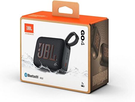 JBL Go4 Bluetooth Hoparlör, IP67 - Siyah