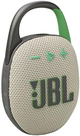 JBL Clip5, Bluetooth Hoparlör IP67, Bej/Yeşil