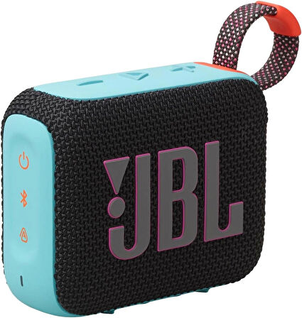 JBL Go4 Bluetooth Hoparlör, IP67, Siyah Turuncu