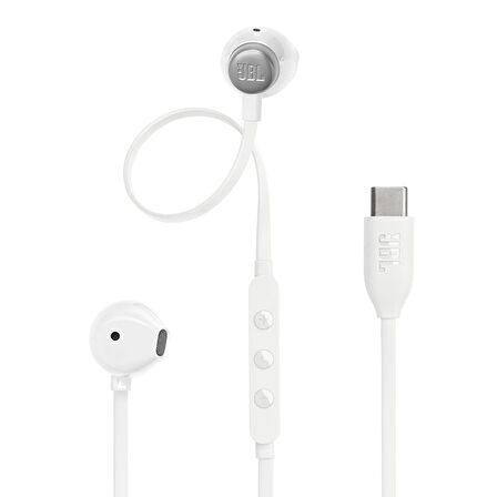 JBL TUNE 305C Beyaz Type-C Kablolu Kulakiçi Kulaklık