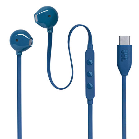 JBL TUNE 305C Mavi Type-C Kablolu Kulakiçi Kulaklık