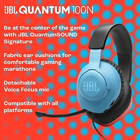 JBL Quantum 100N, Nintendo Kablolu Gaming Kulaklık