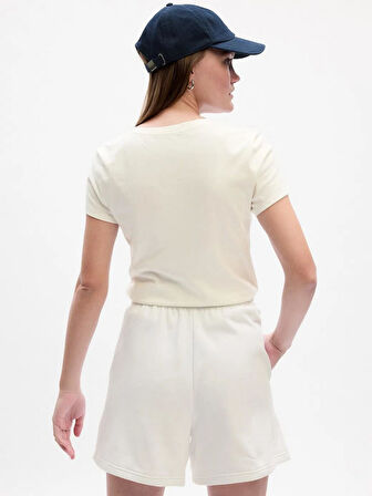 GAP 831201000 V-Frch Exc İstanbul Ss Clsc Tee Kadın Tişört