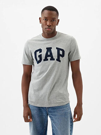 GAP 856659000 V-Everyday Soft Basic Logo T Erkek Tişört