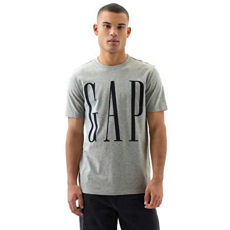 Gap Erkek T-shirt V-EVERYDAY SOFT CORP LOGO TEE