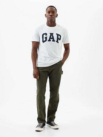 GAP 856659003 V-Everyday Soft Basic Logo T Erkek Tişört