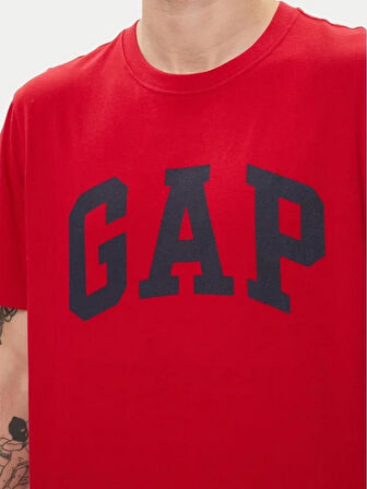 GAP 856659005 V-Everyday Soft Basic Logo T Erkek Tişört