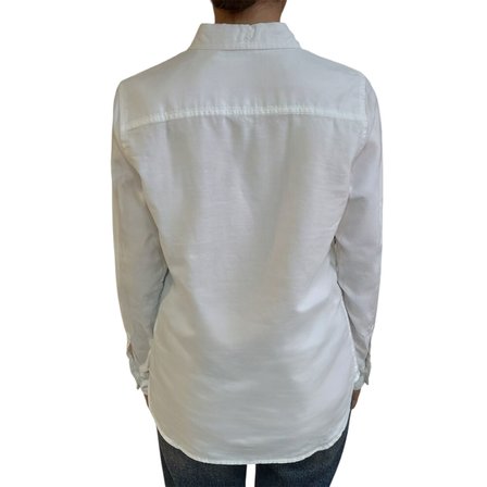 Gap V-Frch Fıtted Oxford Logo Kadın Gomlek