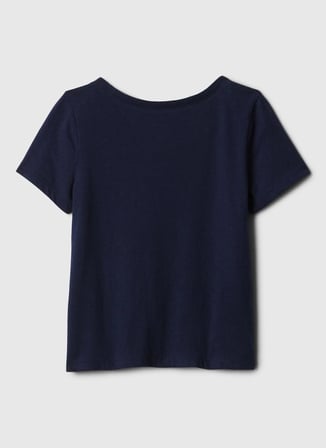 Gap Baskılı Lacivert Bebek T-Shirt 459909010