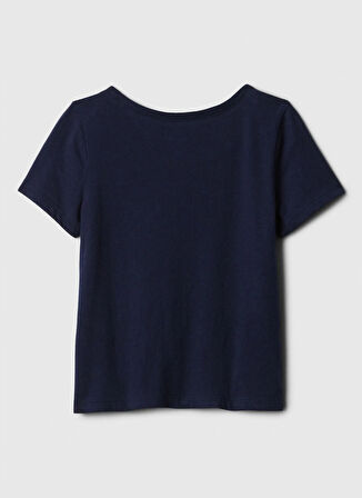 Gap Baskılı Lacivert Bebek T-Shirt 459909010