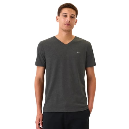 Gap V-Frch Everyday Soft Mıcro Logo Vee Erkek T-Shirt - 502020