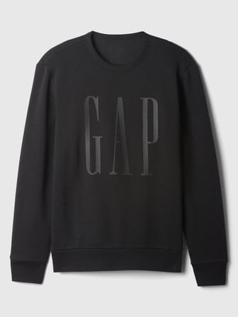 GAP V-LW DB FLEECE ERKEK SİYAH SWEATSHIRT 542214002