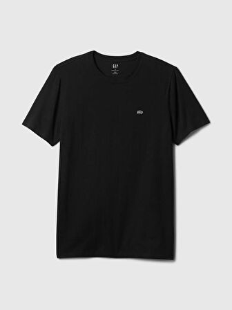 GAP 502022002 V-Frch Everyday Soft Micro Logo Crew Erkek Tişört