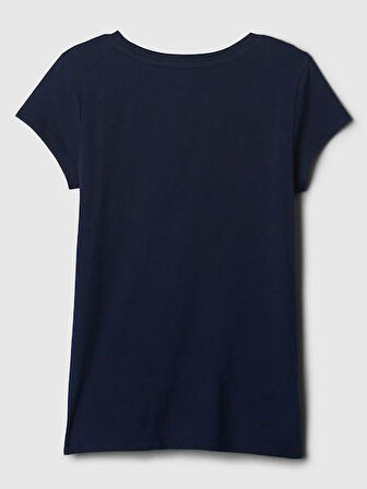 GAP 460525011 V-Hs Ss Value Logo Tee Kız Çocuk Tişört