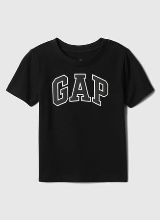 Gap Düz Siyah Bebek T-Shirt 609749000-A