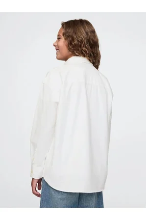 Beyaz Erkek GAP FRCH LOGO OXFORD GOMLEK Model Kodu: 605359000BEYAZ