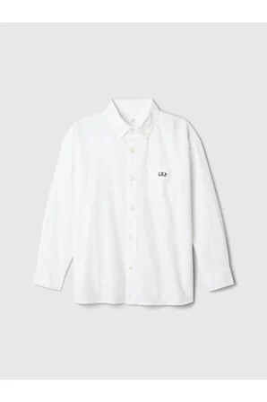 Beyaz Erkek GAP FRCH LOGO OXFORD GOMLEK Model Kodu: 605359000BEYAZ