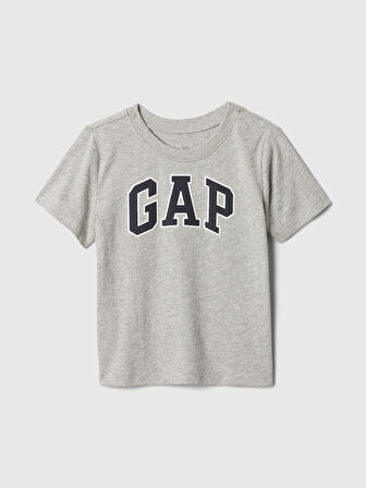GAP Erkek Çocuk Logolu Gri Tişört 609749004