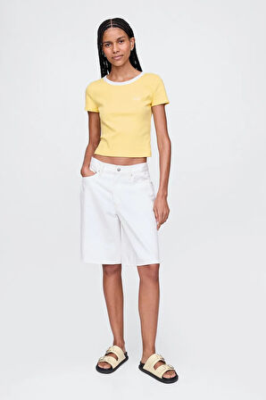 Gap V-Jpn Ss Small Logo Kadın Tişört