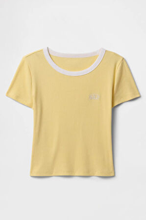 Gap V-Jpn Ss Small Logo Kadın Tişört