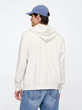 GAP 868454006 V-Frch Ft Heritage Logo Fz Erkek Eşofman Üstü