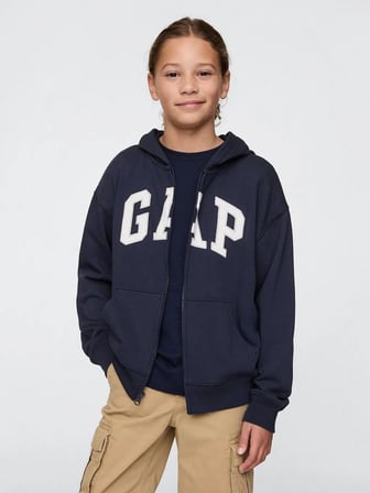 GAP 743966001 V-Frch Ft Bas Heritage Logo Fz Erkek Çocuk Eşofman Üstü