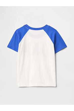 GAP Erkek Çocuk Logolu Polo Yaka Krem Tişört 707523002