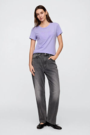 Gap V-SS Logo Classic Kadın Tişört