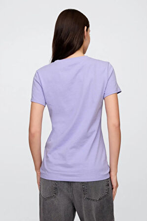 Gap V-SS Logo Classic Kadın Tişört