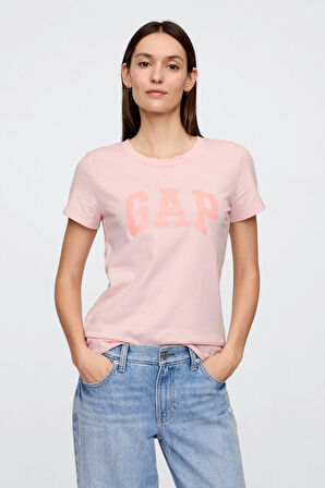Gap V-SS Logo Classic Kadın Tişört