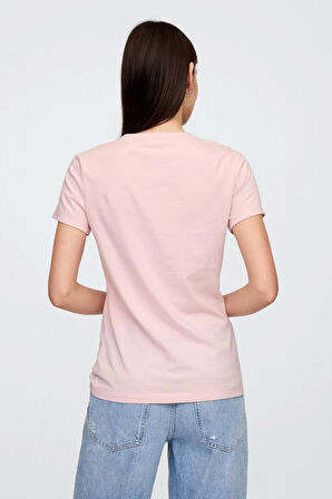 Gap V-SS Logo Classic Kadın Tişört