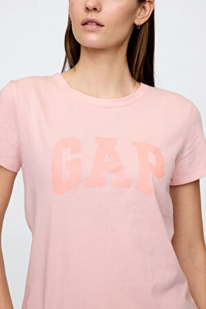 Gap V-SS Logo Classic Kadın Tişört