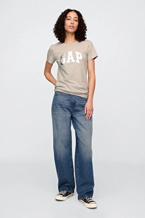 Gap V-SS Logo Classic Kadın Tişört